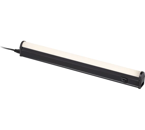 Линейный светодиодный светильник ЭРА LLED-01-04W-4000-B 4Вт 4000K L314мм с выключателем черный (кратно 1) купить с доставкой по РФ