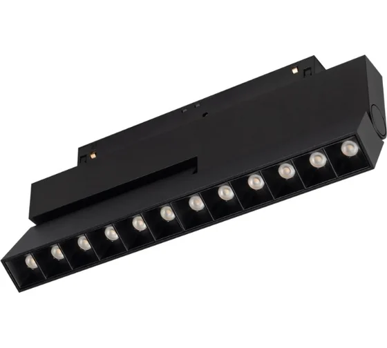 Светильник Arlight MAG-ORIENT-LASER-FOLD-S230-12W Warm3000 (BK, 30 deg, 48V, DALI) купить с доставкой по РФ