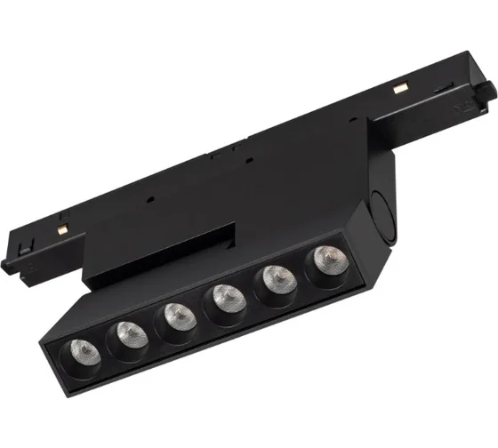 Светильник Arlight MAG-ORIENT-DOTS-FOLD-S195-6W Day4000 (BK, 30 deg, 48V) купить с доставкой по РФ