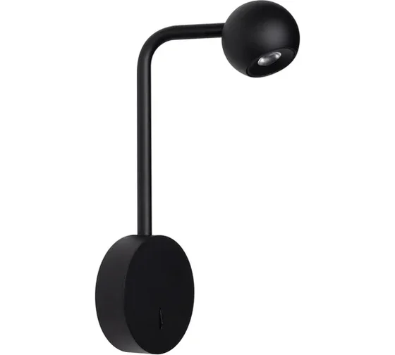 Светильник Arlight SP-OTTORI-LONG-WALL-6W Warm3000 (BK, 30 deg, 230V) купить с доставкой по РФ