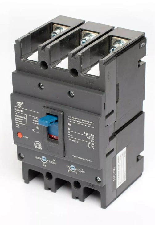 Автоматический выключатель ESQ BA 88-36/250H 3P (P) TMD 160-200A 50кА AC380/415В (Втычной) купить с доставкой по РФ