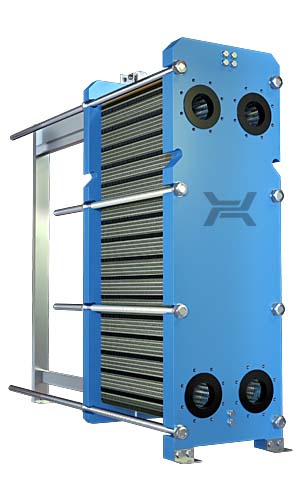 Теплообменник пластинчатый разборный Secespol FE-041-11 купить с доставкой по РФ