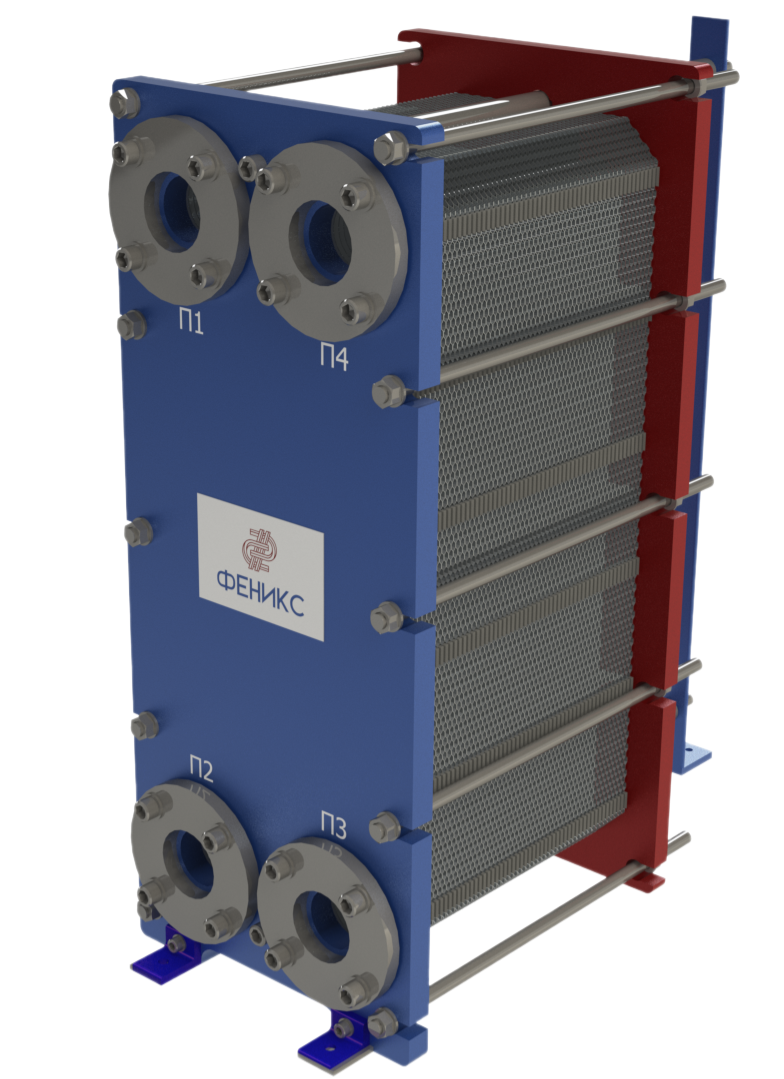 Теплообменник пластинчатый разборный Phoenix 17438 SAPR-19LM73-E-83 купить с доставкой по РФ