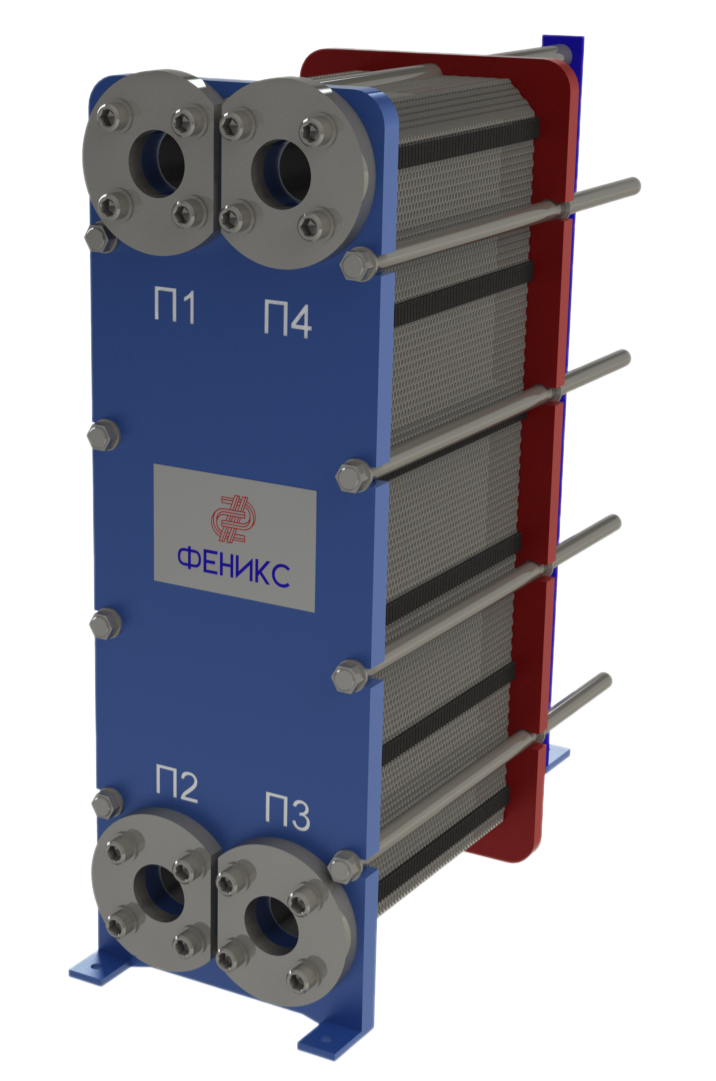 Теплообменник пластинчатый разборный Phoenix 17452 SAPR-14L-E-23 купить с доставкой по РФ