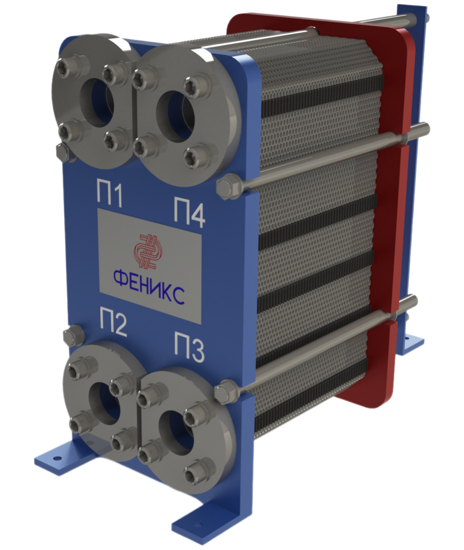 Теплообменник пластинчатый разборный Phoenix 17453 SAPR-7LH52-E-26 купить с доставкой по РФ