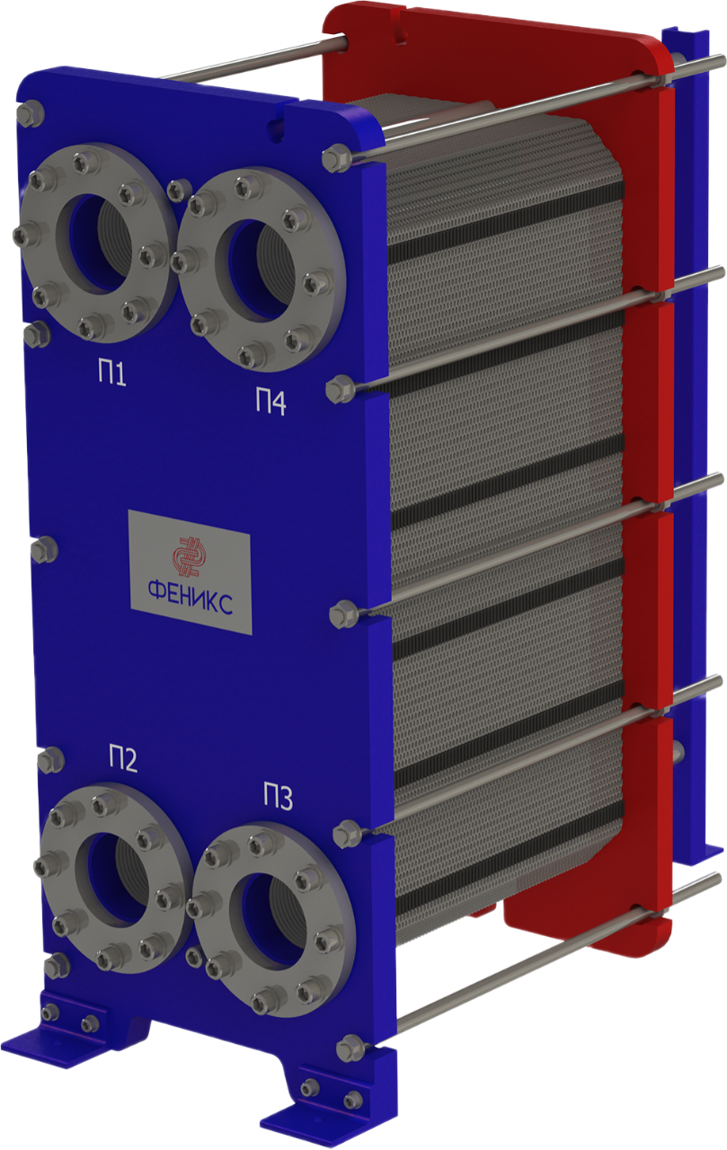 Теплообменник пластинчатый разборный Phoenix 17457 SAPR-21L-E-28 купить с доставкой по РФ